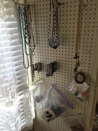 Some of the jewelry...we have necklaces, rings, earrings, bracelets, pins, watches