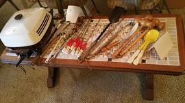 Mosaic tile coffee table