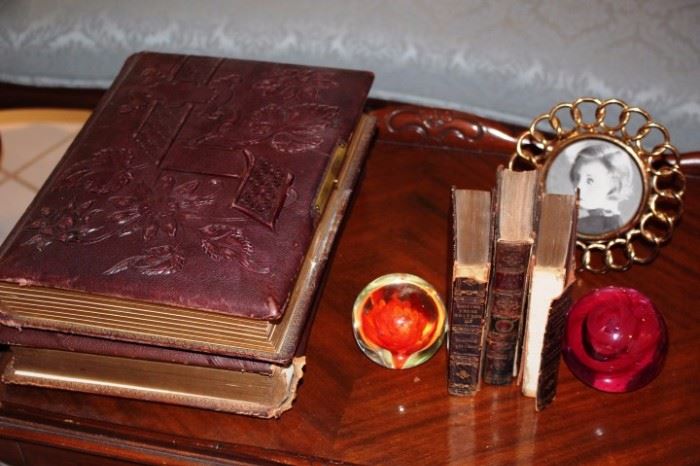 Antique Books and Paper Weights