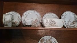 Transferware  - Edge Malkin and Co.  1871 - 1903     The Lisbon Pattern actually dates to around l890.