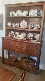 2 piece vantage hutch.