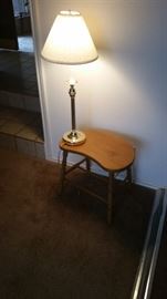 One of several small tables with a Early American flair.