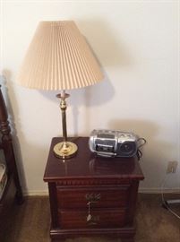 2 Night Stands to the bedroom set.