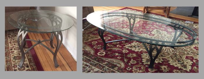 REDUCED: 10:00 Glass Coffee Table 