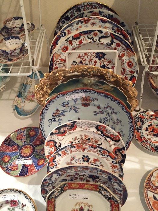 Beautiful Imari plates and other selections
