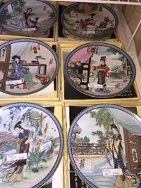 Asian collector plates