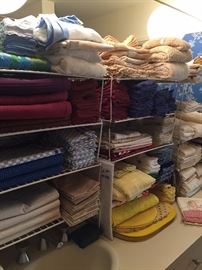Towels, place mats, sheets, and more
