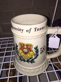 1958 University of Texas mug