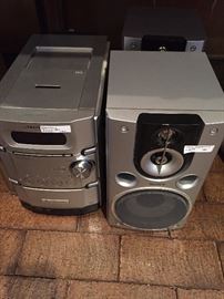 Sony CMT cassette player & speakers