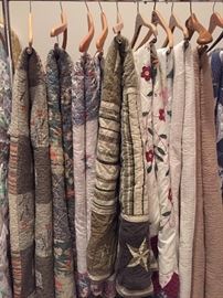 Large selection of quilts