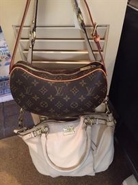 Louis Vuitton and Coach purses 