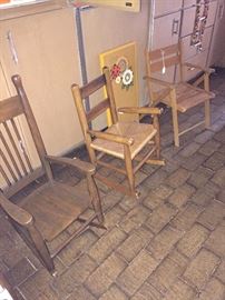 Assorted children's rockers