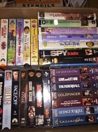 A variety of movies