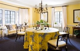 Scalamandre tablecloth/sold