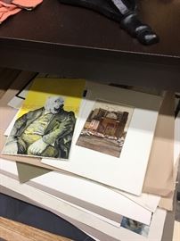 Watercolor of Gentleman Bear/sold