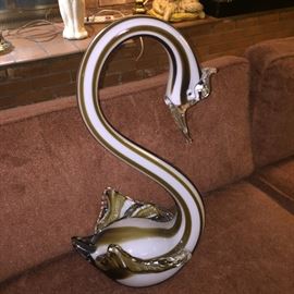 Murano Glass Swan