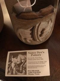 Nancy Dye's pottery