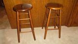 solid wood barstools