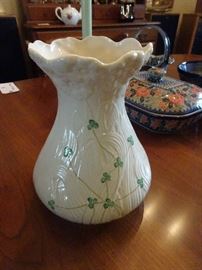 Large Irish Beleek Vase