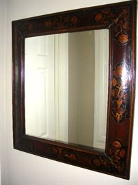 Chinosierie framed mirror