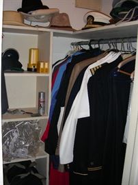 Men's clothing, shoes, accessories (small amount of women's, too)