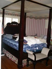 Four-post canopy bed