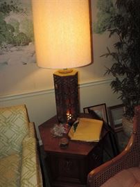 Mid Century Modern Lamp Lighted Basejpg
