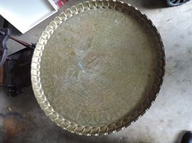 vintage brass table top