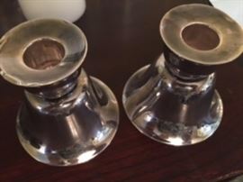 sterling candle holder