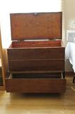Old and Unusual Cedar Chest