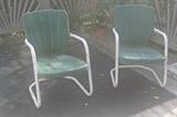 Vintage Metal Lawn chairs
