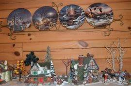 Collector Plates and Department 56 Christmas Villages