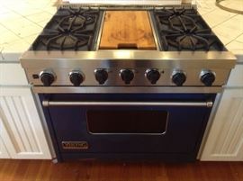 36" Viking gas range