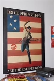 French Bruce Springsteen promotional tour poster