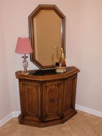 Entry Table with matching Mirror