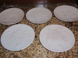 Set of Frankoma Bi Centennial Celebration Collectors Plated 1974