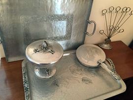 Rodney Kent hammered aluminum