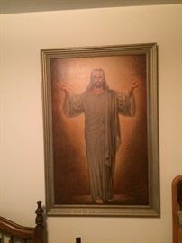 Vintage Jesus Painting
