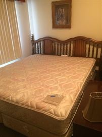 King Headboard - King Mattress Set