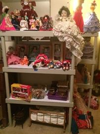 Misc. vintage dolls & toys