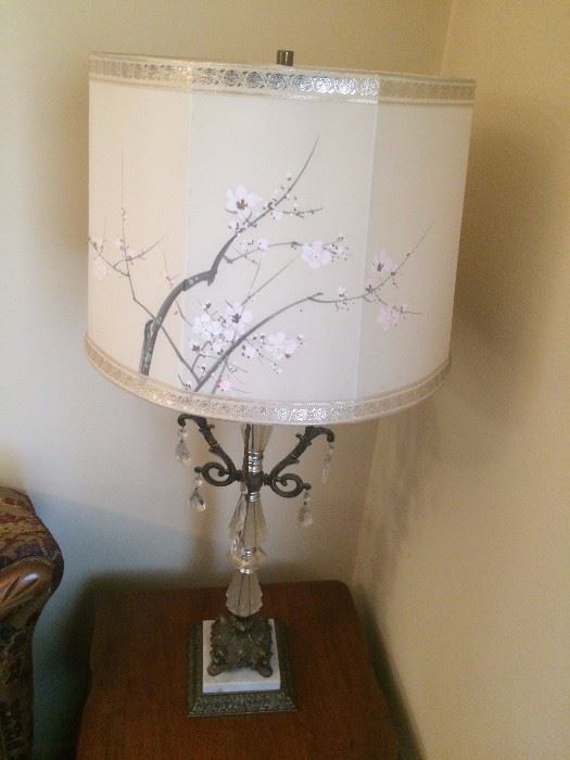1 of 2 vintage lamps