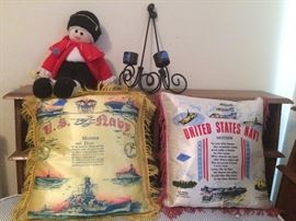 vintage military pillows