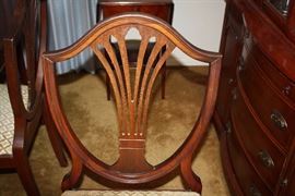 Shield Back Chairs