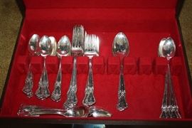 Plated Silver in Wooden Box