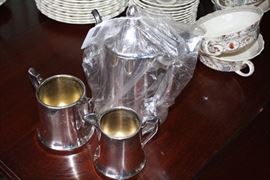 Armor Silver Co. Teapot, Sugar and Creamer