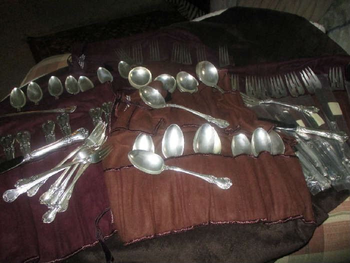 "old Master" sterling, set of 8 8 piece place settings=64