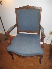 pair of French arm chairs