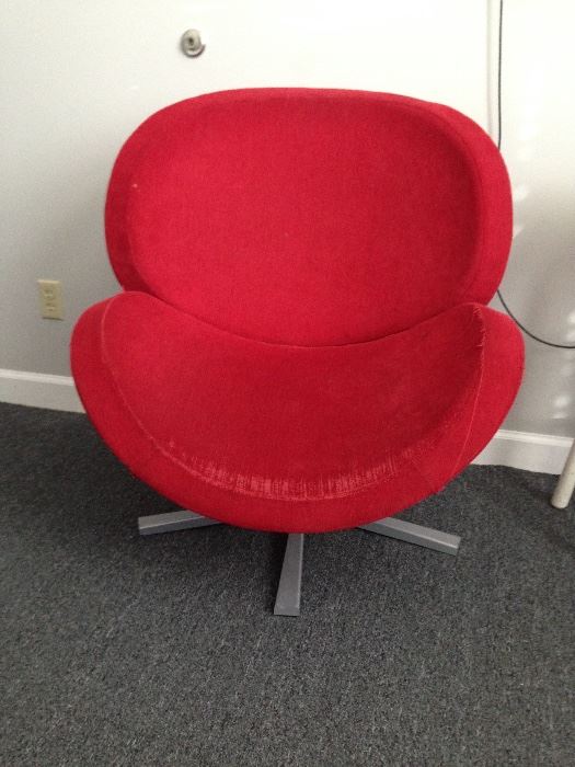 Modern plush chair, 