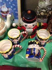 Nutcracker tea set