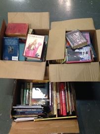 Children's books to be unpacked -vintage to modern